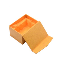 Custom Logo Yellow Luxury Magnetic Closure Rigid Cardboard Small Flat Packed Packaging Gift Box